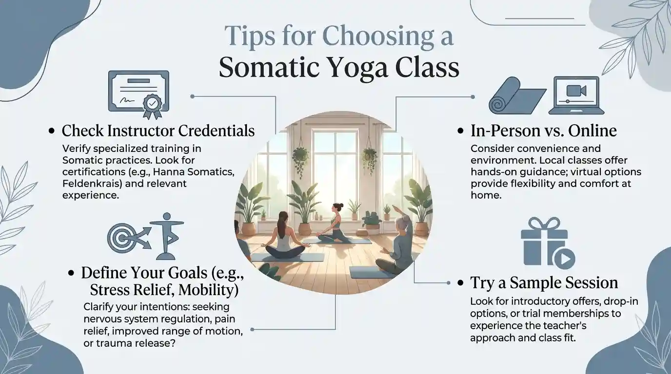 Tips to Choose the Right Somatic Yoga Class