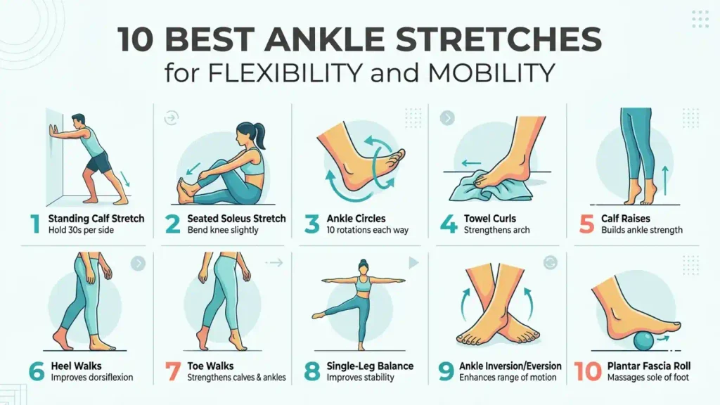 10 Best Ankle Stretches for Flexibility and Mobility