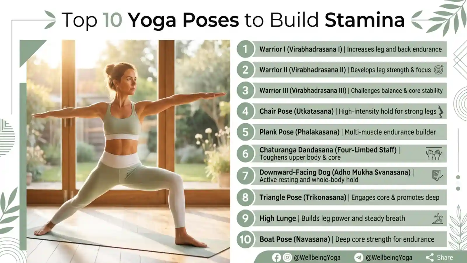 10 Best Yoga Stamina Exercises for Beginners