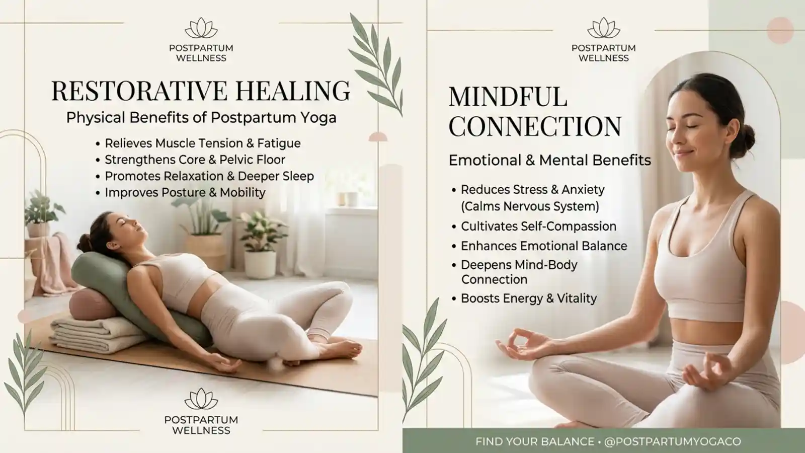 Benefits of Postpartum Yoga for New Moms