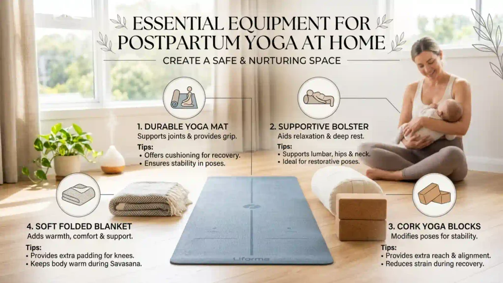 Essential Equipment for Postpartum Yoga at Home