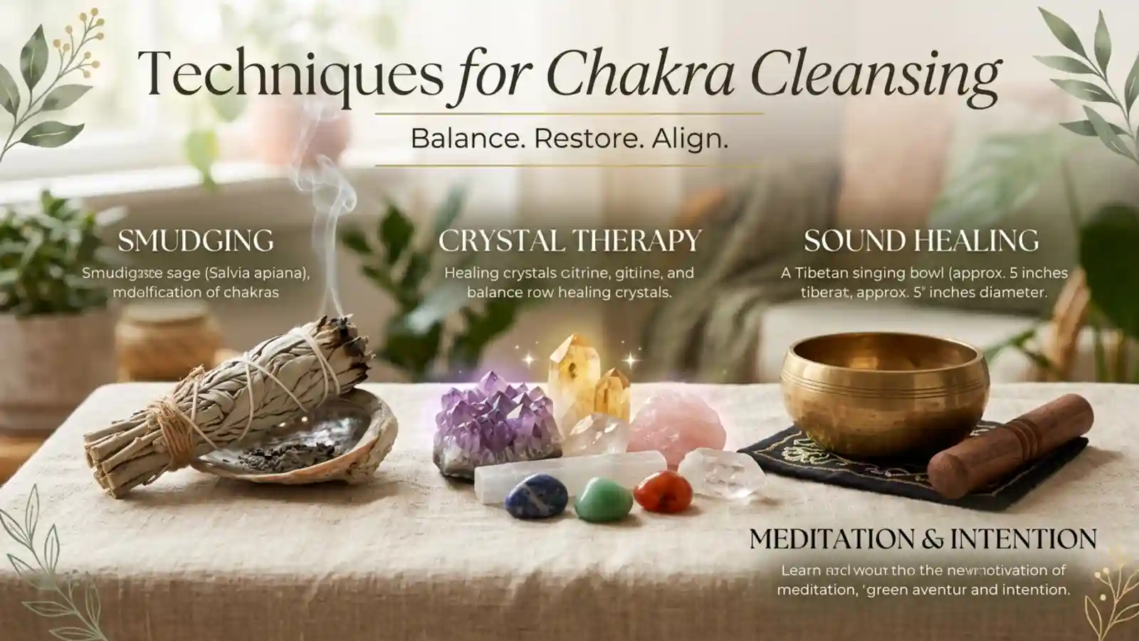 Chakra Alignment and Cleansing Techniques