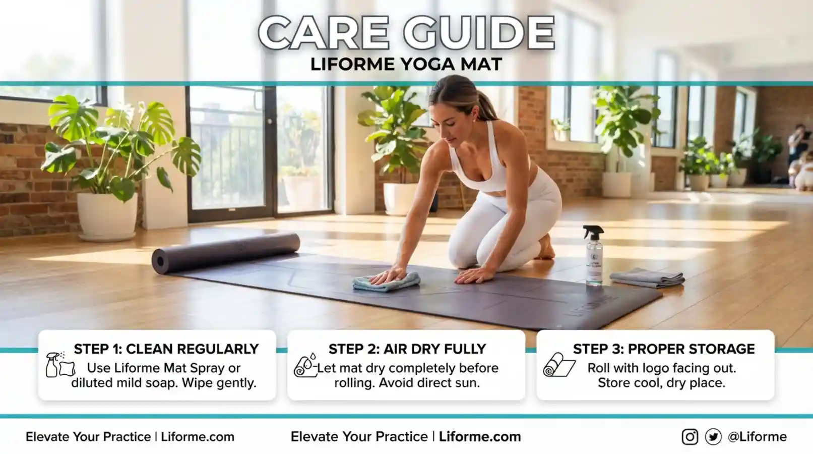 How to Care for a Liforme Yoga Mat