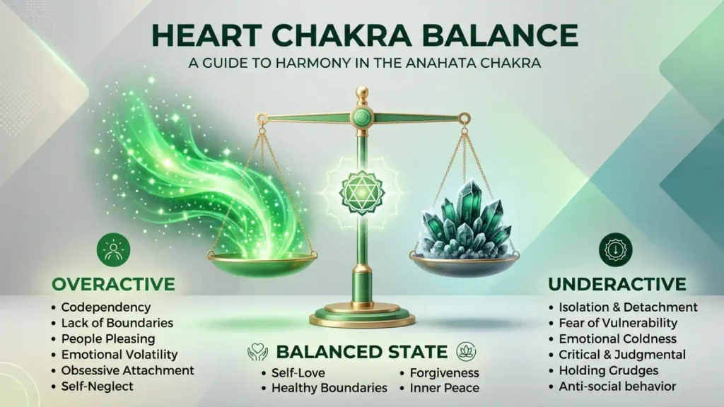 Overactive vs. Underactive Heart Chakra