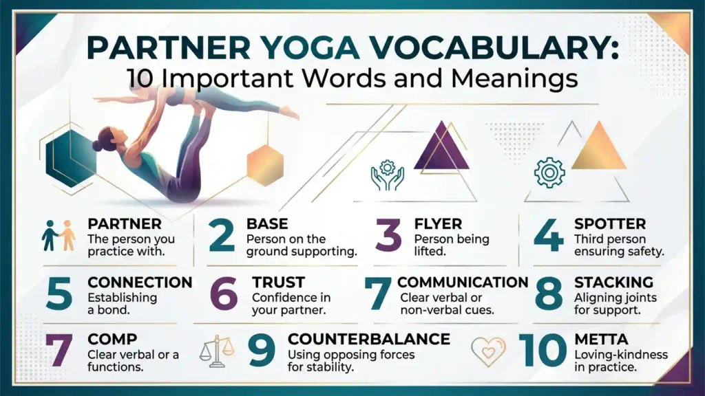 Partner Yoga Vocabulary: 10 Important Words and Meanings
