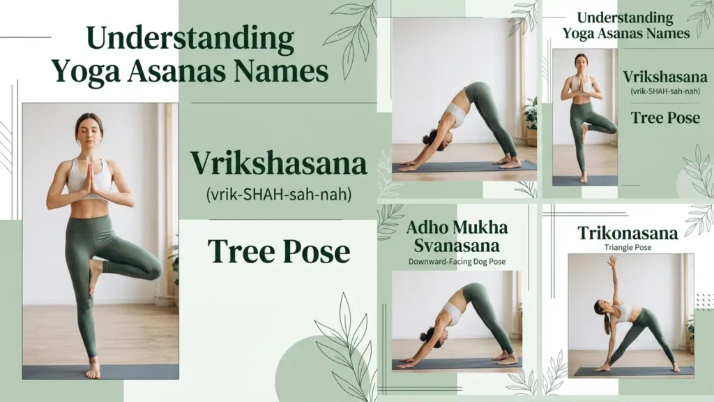 Understanding Yoga Asanas Names: Sanskrit and English Pose Names