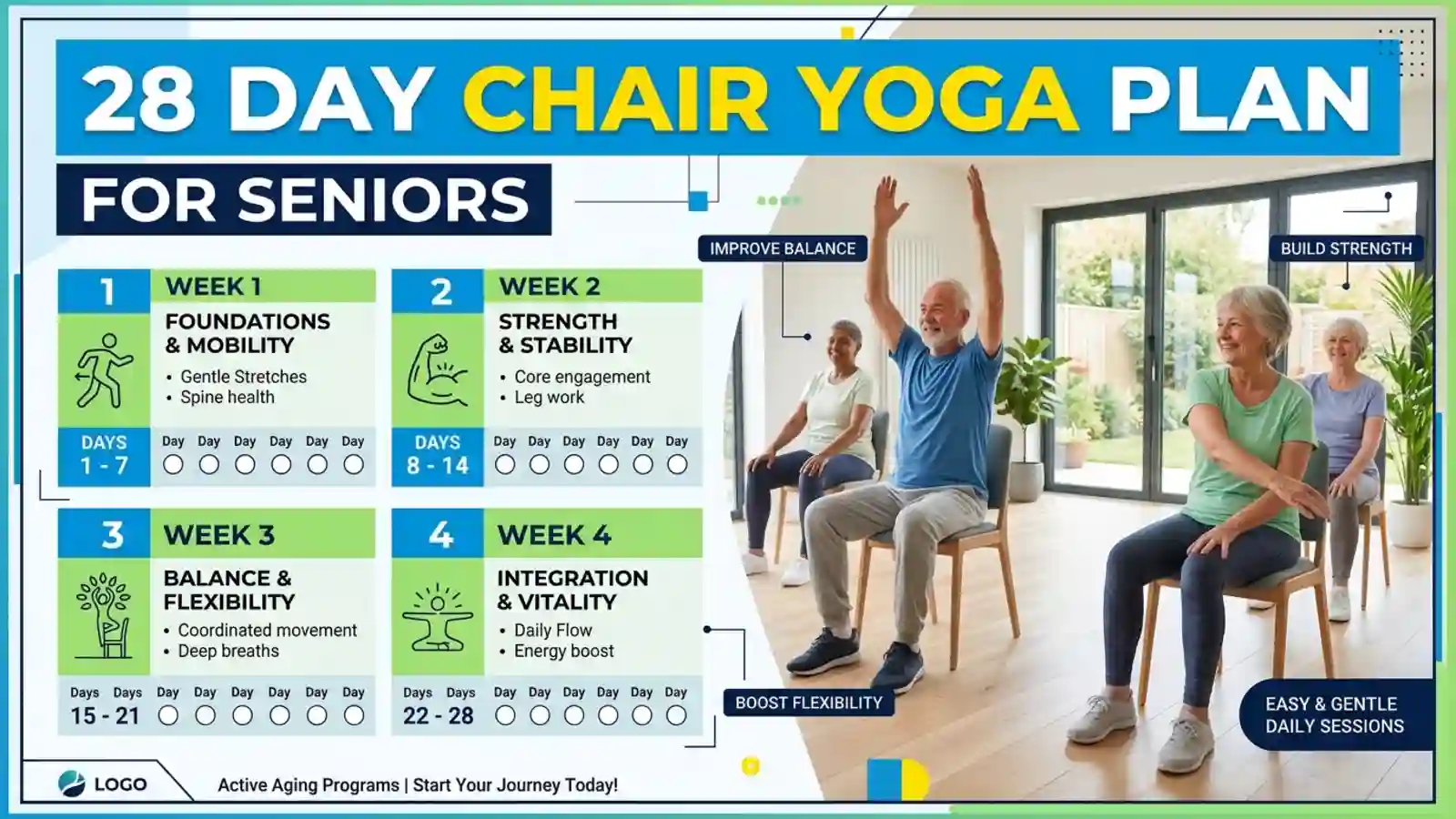 28 Day Chair Yoga Plan