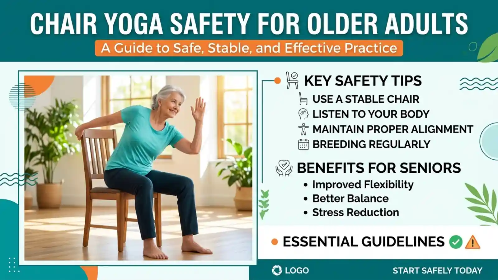 Chair Yoga Safety for Older Adults