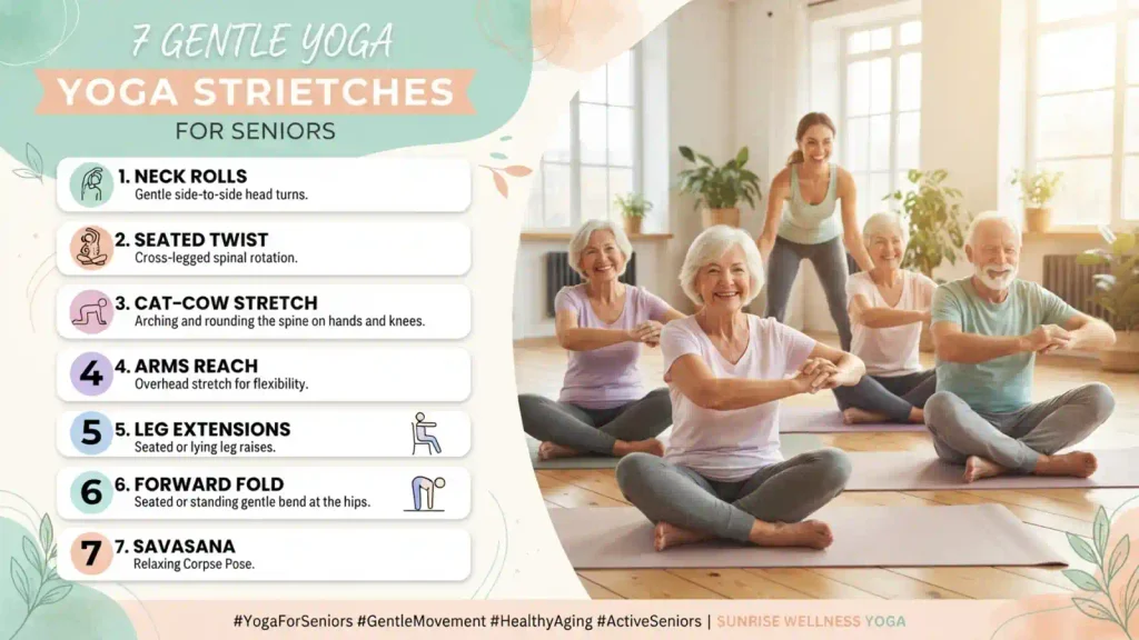 7 Gentle Yoga Stretches for Seniors