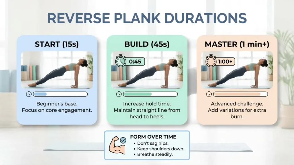 How Long Should You Hold a Reverse Plank?