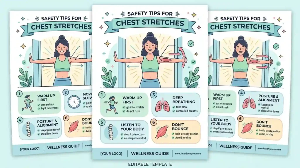 Safety Tips for Chest Stretches