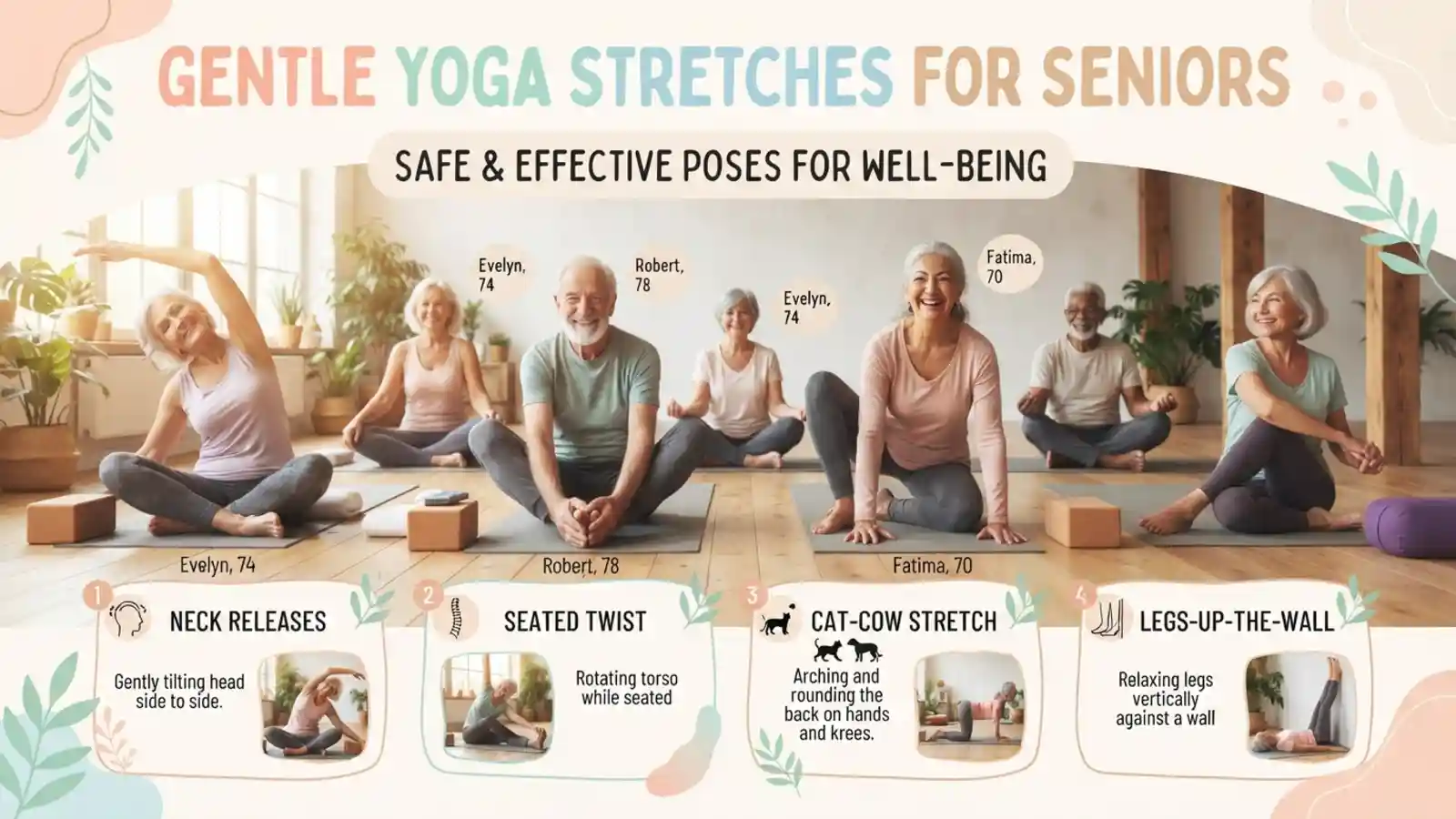 What Are Gentle Yoga Stretches for Seniors?